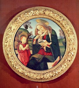 Vierge et Enfant avec Jean-Baptiste - Sandro Botticelli
